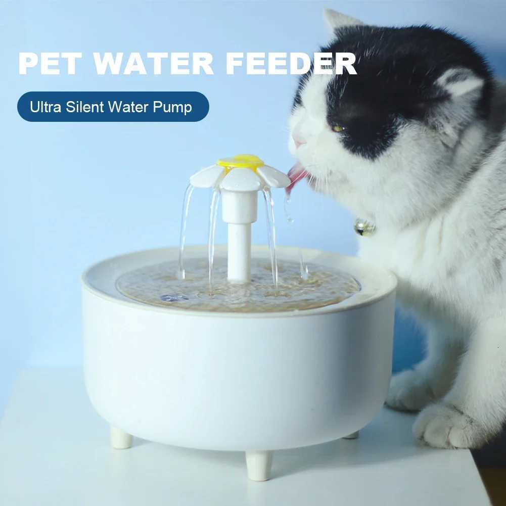 1200ml Electric Mute Automatic Cat Water Fountain with USB Filtering for Clean and Fresh Drinking Experience M251204 - view 4