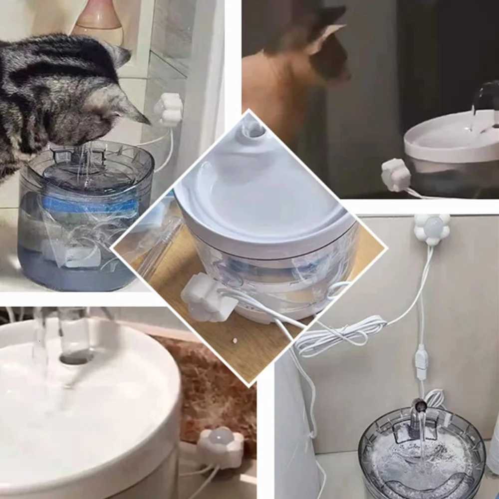 Automatic Home Pet Water Dispenser Motion Sensor Filter Fountain Universal Infrared USB Powered Detector Dog Cat Accessories M251204