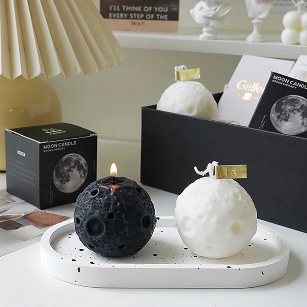 Creative Lunar Shape Scented Candles Home Decor Candle For Party Birthday Room Decoration Gift Y251204