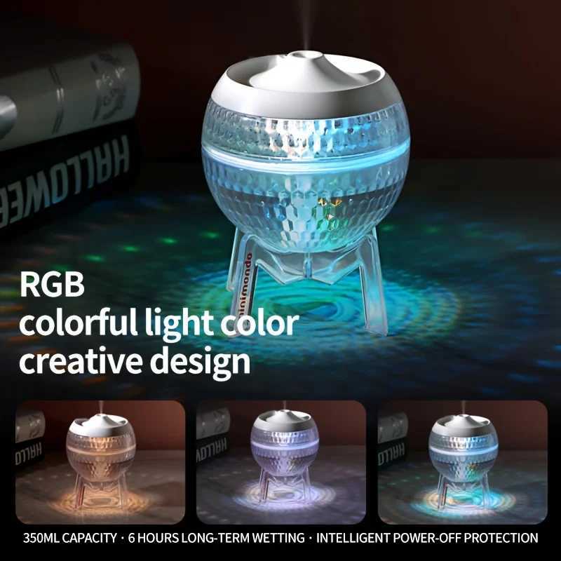 1PC 350ML Planet Humidifier Essential Air Humidifier Diffuser Perfect For Off He Bedro NANO Atization Quiet Operation C251204