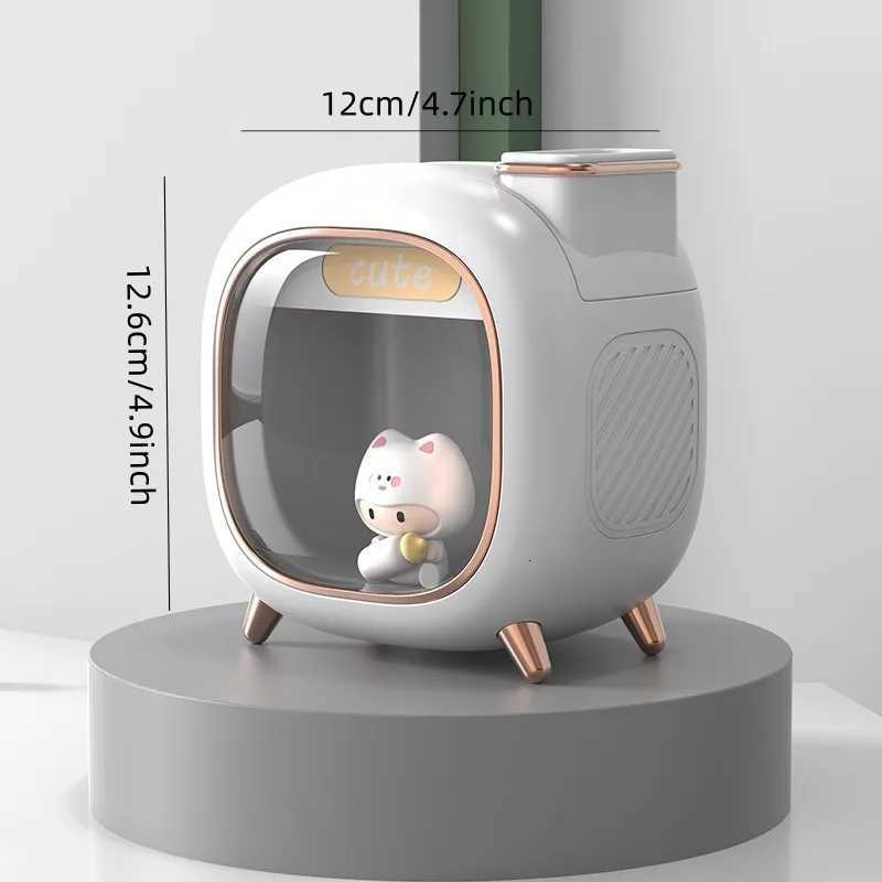 Moe Wa Humidifier Mini USB Double Spray Air Humidifier He Bedro Night Light Ara Hydration Spray Air Humidifier Small Gift C251204