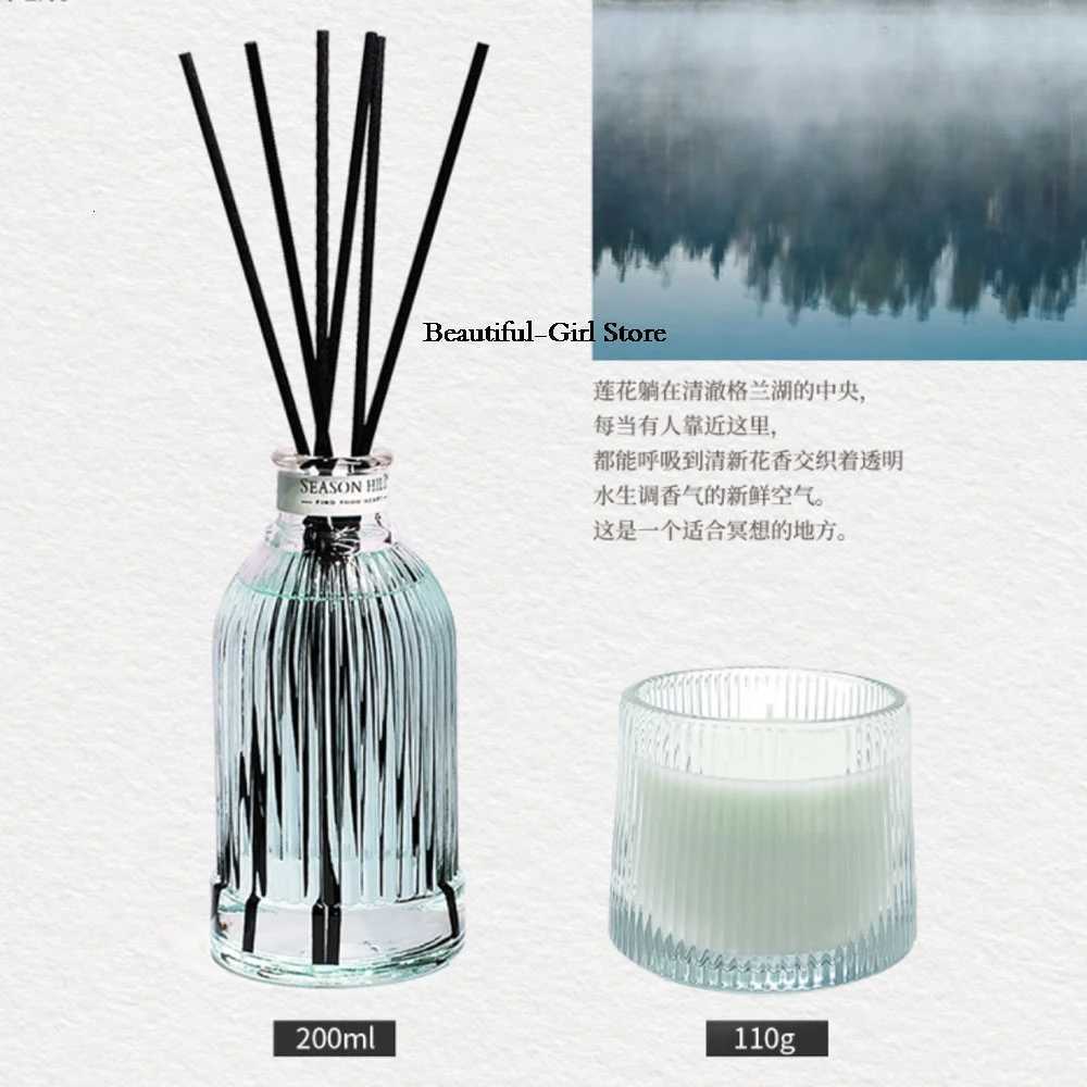 2pcs/Set Flameless Fragrance Essential Oil Perfume Liquid Air Freshener Aromatic Decorative Ornament Aromatherapy Diffuser Y251204