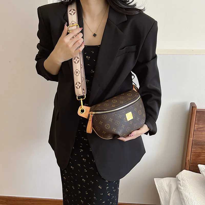 IMJK 31/16/8cm Light luxury design bag for womens chest bag crossbody bag wide shoulder strap dumpling bagT251204