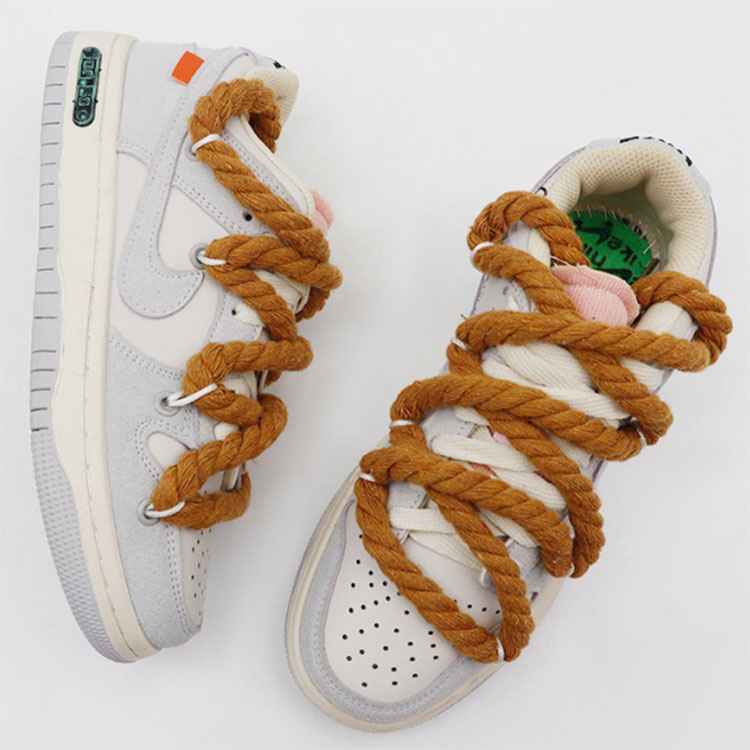 16colors bold cotton linen twist weave shoelace rope lace men women trendy sport casual shoe string accessories