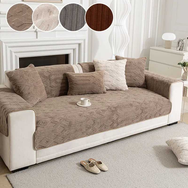 1PC-Geometric pattern thickened warm and non slip sofa cushion suitable for modern living room home decoration M251204 - view 3