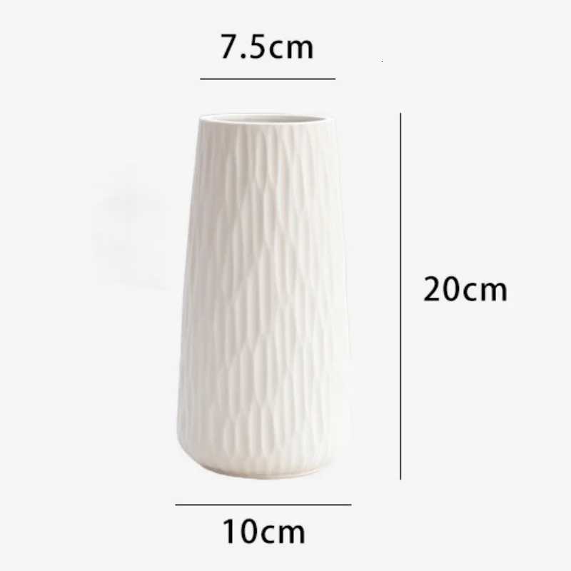 Ceramic Flowers Vase For Wedding Centerpieces Pottery Decor Vase Fit For Shelf Centerpiece Table Decorations Housewarming Gift H251204