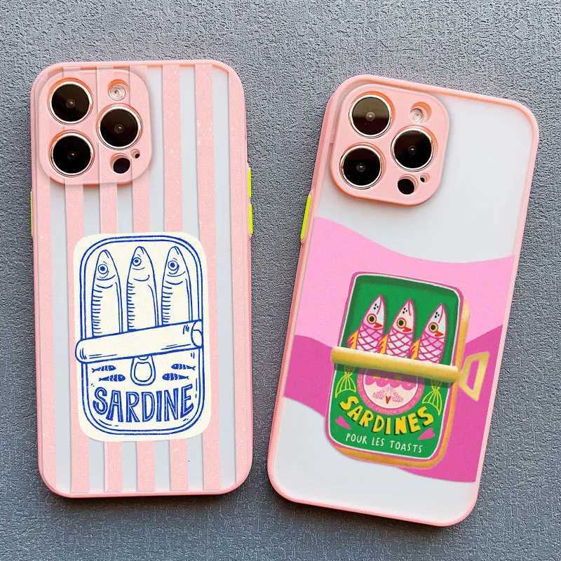 Sardines Can Pattern Phone Case For iPhone 17 16 15 14 Pro Max Plus 13 12 11 Pro Max Mini X XS XR 16 Plus Shockproof Covers H251203