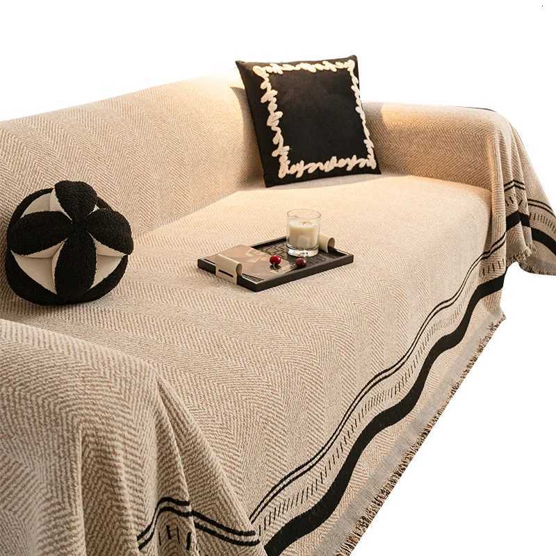 Thick Plush Sofa Cover That Resists Stains Elegant Couch Cover Plus Breathable Sofa Slipcover for Family Rooms M251204 - view 6