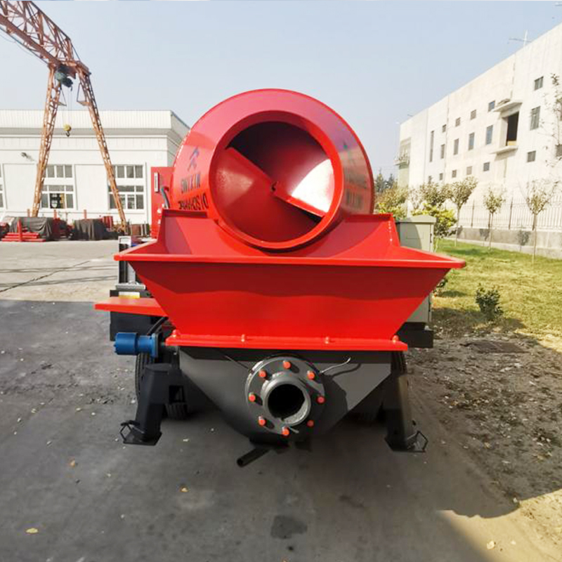 New Generation Portable Concrete Pump and Mixer | Diesel Engine for Reliable House Construction Use