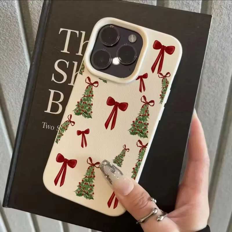 Christmas Tree Red Bow Phone Case Phone Case For iPhone 17 16 15 14 Pro Max 13 12 11 XS X XR 7 8 Plus 16e 17 Air Soft TPU Cover H251203