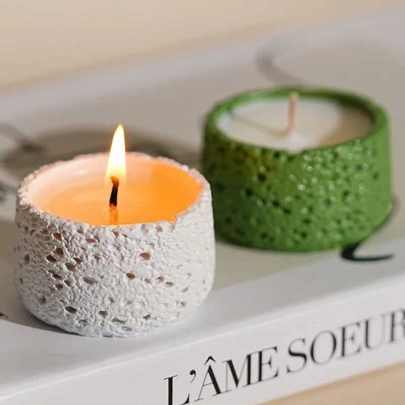 Mini Gypsum Scented Candle in Jars Spa Decoration Luxury Candles Home Decoration Gifts Box Set Y251204