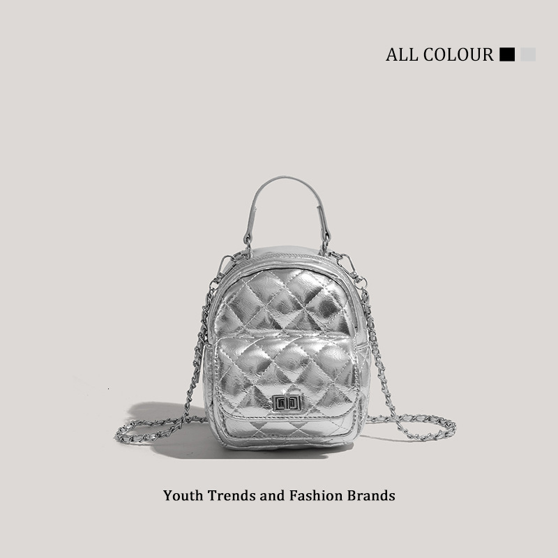 designer bag Quilted Women Fashion Small Backpack Chain Shoulder Bag