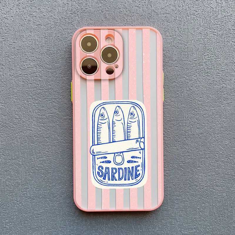 Sardines Can Pattern Phone Case For iPhone 17 16 15 14 Pro Max Plus 13 12 11 Pro Max Mini X XS XR 16 Plus Shockproof Covers H251203