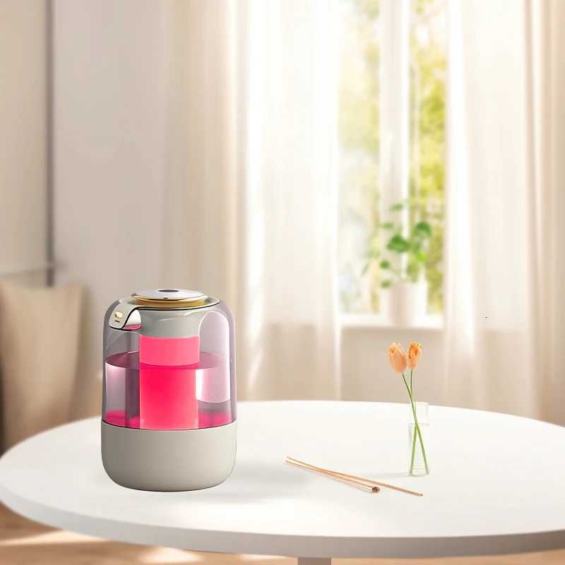 Double nozzle air humidifier desktop bedro humidifier large spray aratherapy hine atmosphere colorf lamp purifier C251204