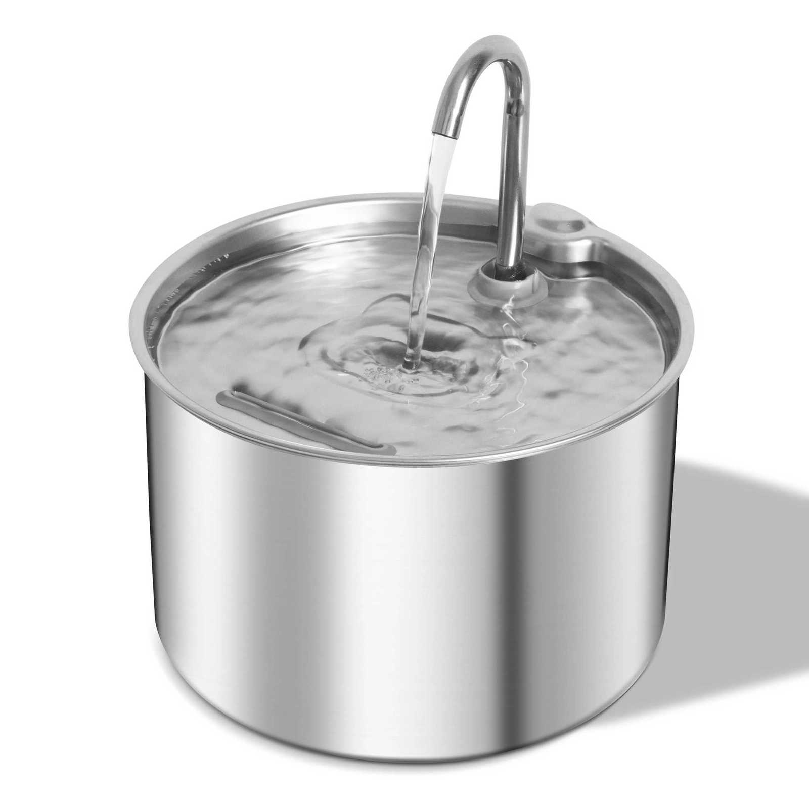 22L Cat Drinking Fountain Automatic Stainless Steel Pet Cats Water Dispenser Ultra-quiet Pump Drink Foutain For Multiple Pets M251204