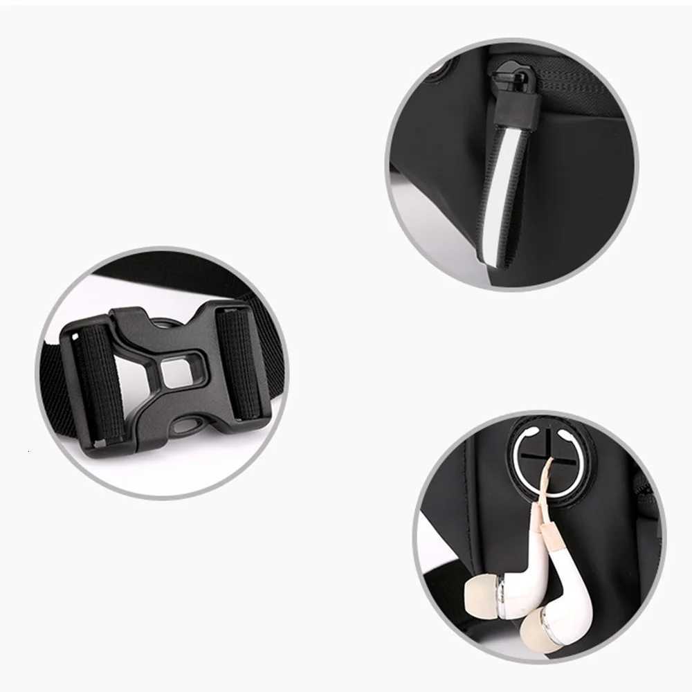 Men Waterproof Belt Bag Fashion Chest Bag Pack Male Waist Bag Outdoor Sports Fanny Pack Mens Travel Cross Shoulder Bag Bags SacT251204