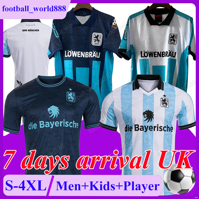 4XL Munchens 1860 25 26 Soccer Jerseys NIEDERLECHNER Retro 1996 HAUGEN 2025 Football Shirts VOLLAND STEINKOTTER football kits JACOBSEN Men Kids Kit Socks Sets