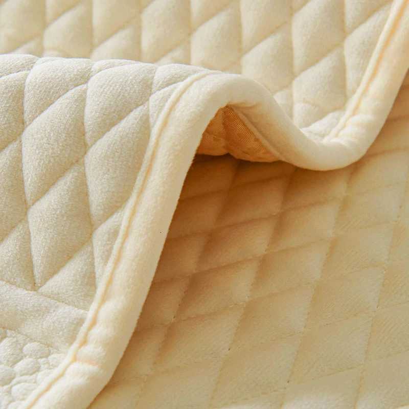 Short Pulsh Sofa Cover Non-Slip French Style Sofas Cushion Solid Color L Shape Couch Towel Protector for Living Room Decor M251204 - view 3