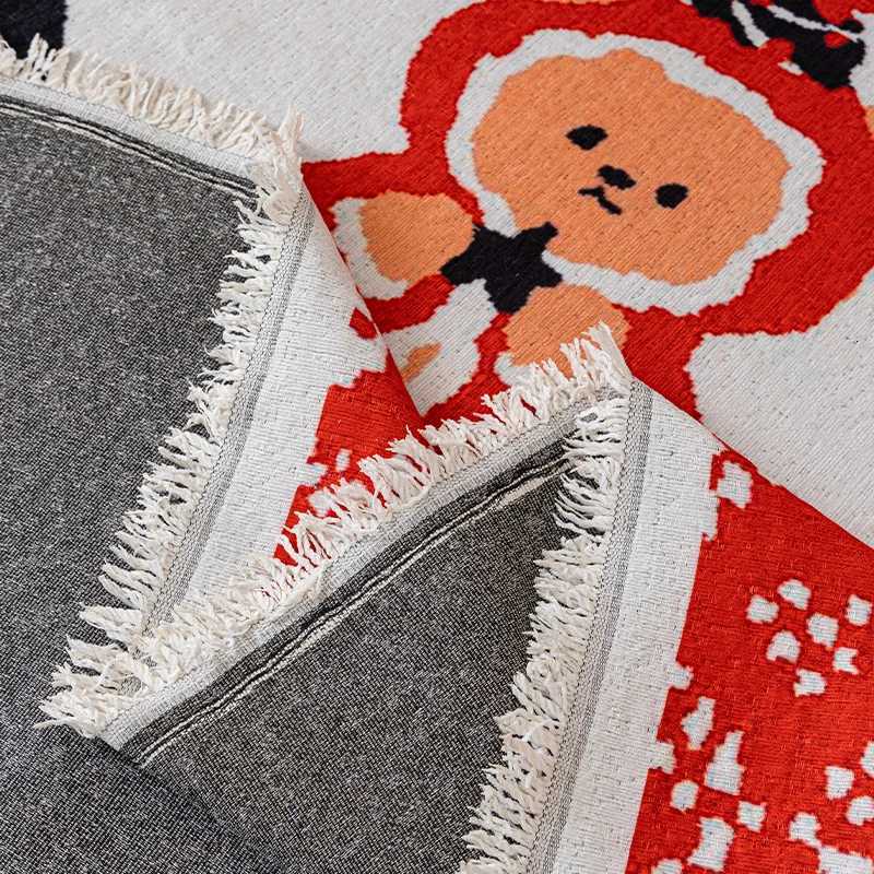 1PC-Christmas Day Snow Neale Sofa Towels Sofa Cover Fully Wrapped Non Slip Sofa Cushion M251204 - view 7