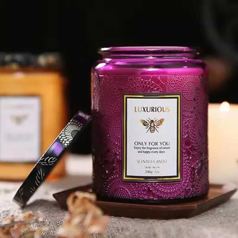 one Fragrant Candle Cans Room Decoration Soy Wax Smokeless Aroma Low Temperature Romantic Oil Fragrance Velas Birthday Candles Y251204