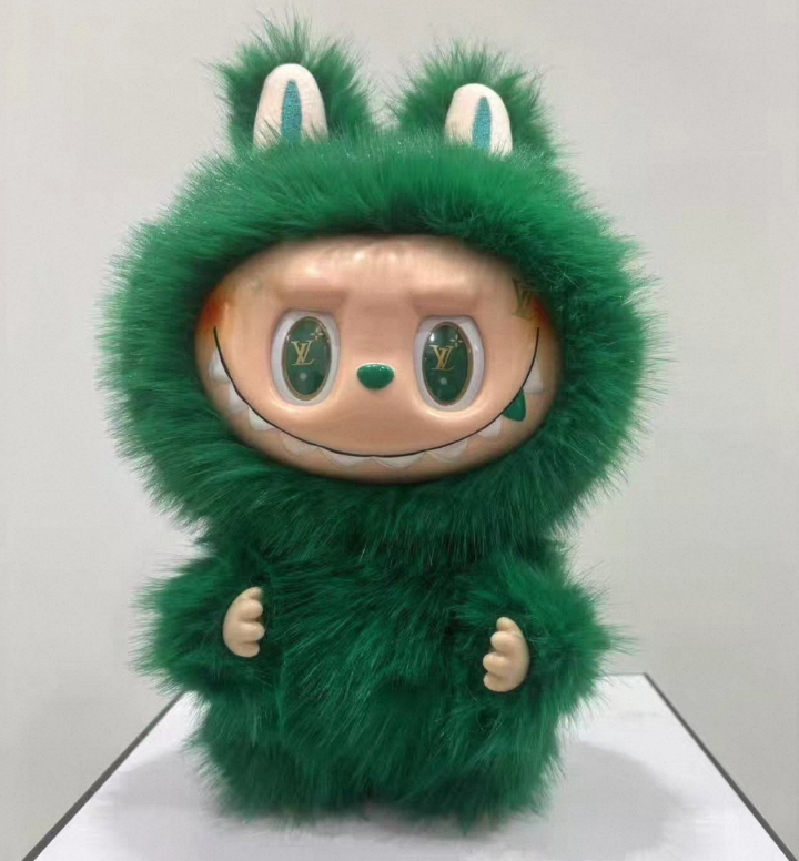 The Monsters 38Cm Labubu Zimomo Angel Style DIY Vinyl Plush Doll Creative Change Figure Toy