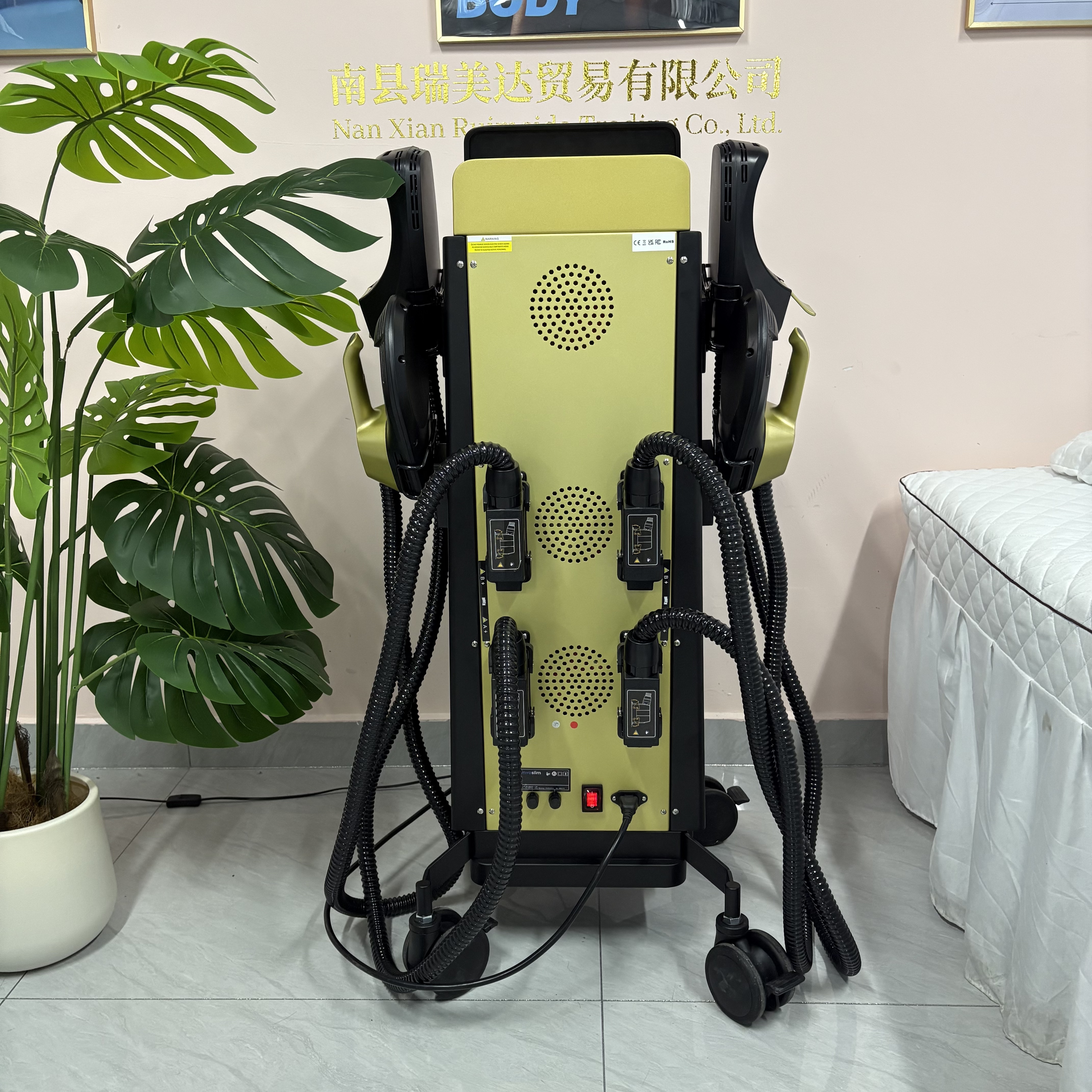 EMS Body Sculpting Machine RF MYOSLIM HI-emt Electromagnetic Slimming 6500W Muscle Toning Fat Reduction Body Shaping Tighten Skin 15Tesla For Spa & Cl