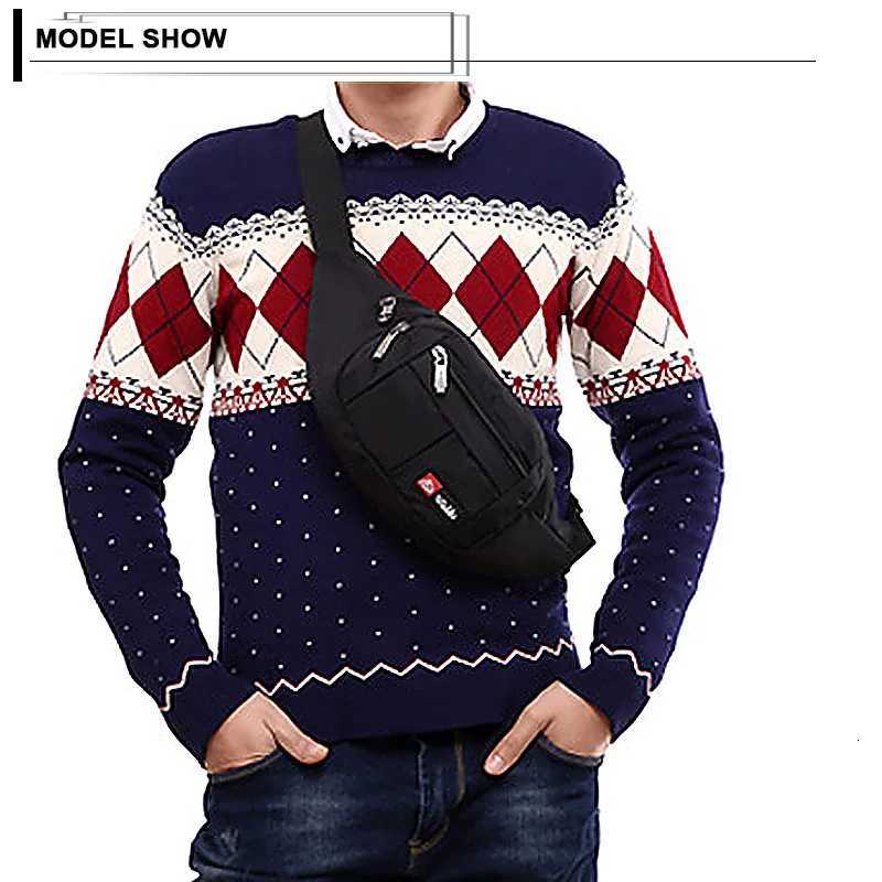 Waist Bag Nylon Fanny Pack For Men Women Belt Pouch Male Kangaroo Belly Banana Bum Hip Lady Side Sack Mobile Phone Waistbag WorkT251204