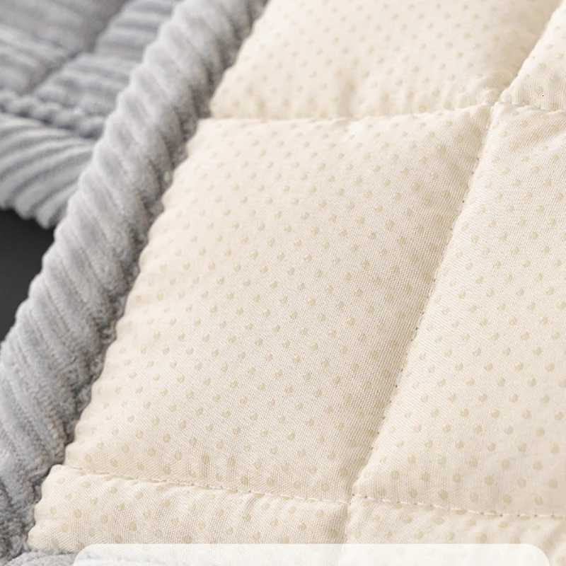 2025 Modern Minimalist Non-Slip Seat Cushion New Corduroy Grid Quilted Sofa Mat Winter Warm Thickening Plush Cushion Universal M251204 - view 7