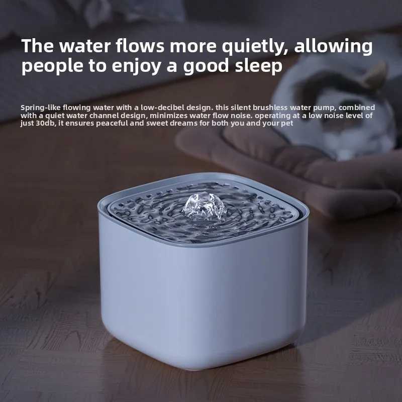 3L Cat Water Fountain Auto Recirculate Filter Large Capacity Filtring Cat Water Drinker USB Electric Mute Cats Water Dispenser M251204
