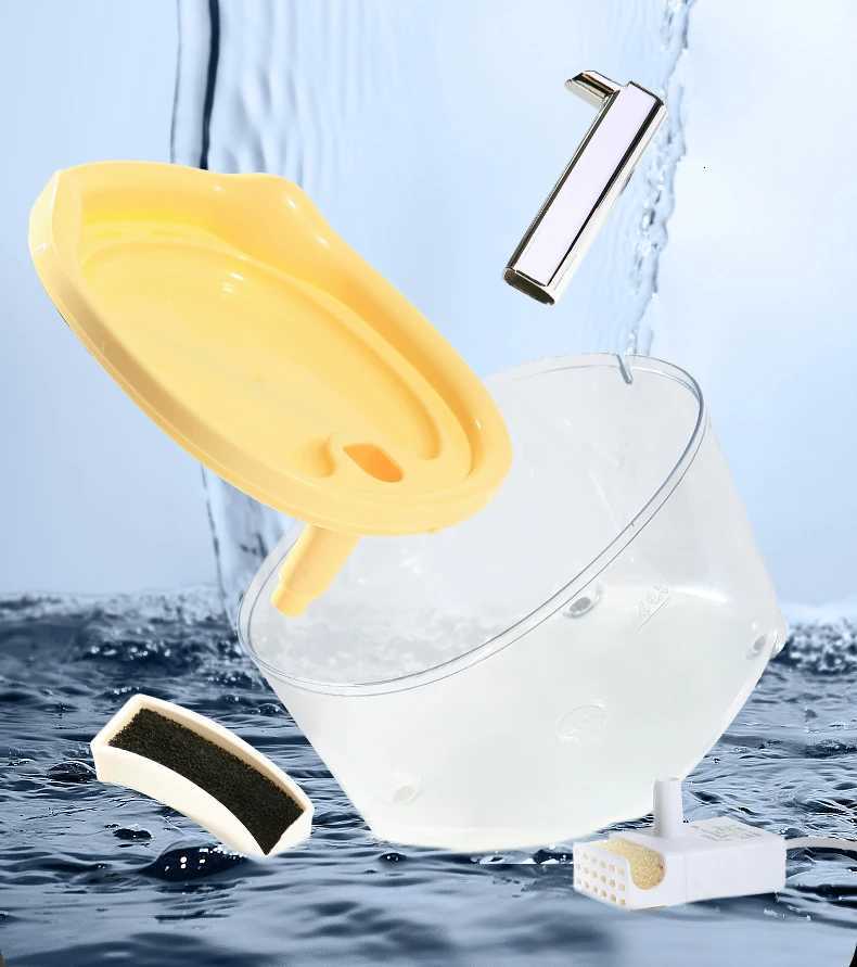 Automatic Cat Water Fountain with Filter Silent Circulating Pet Water Dispenser Anti-Dry Burning M251204 - view 6