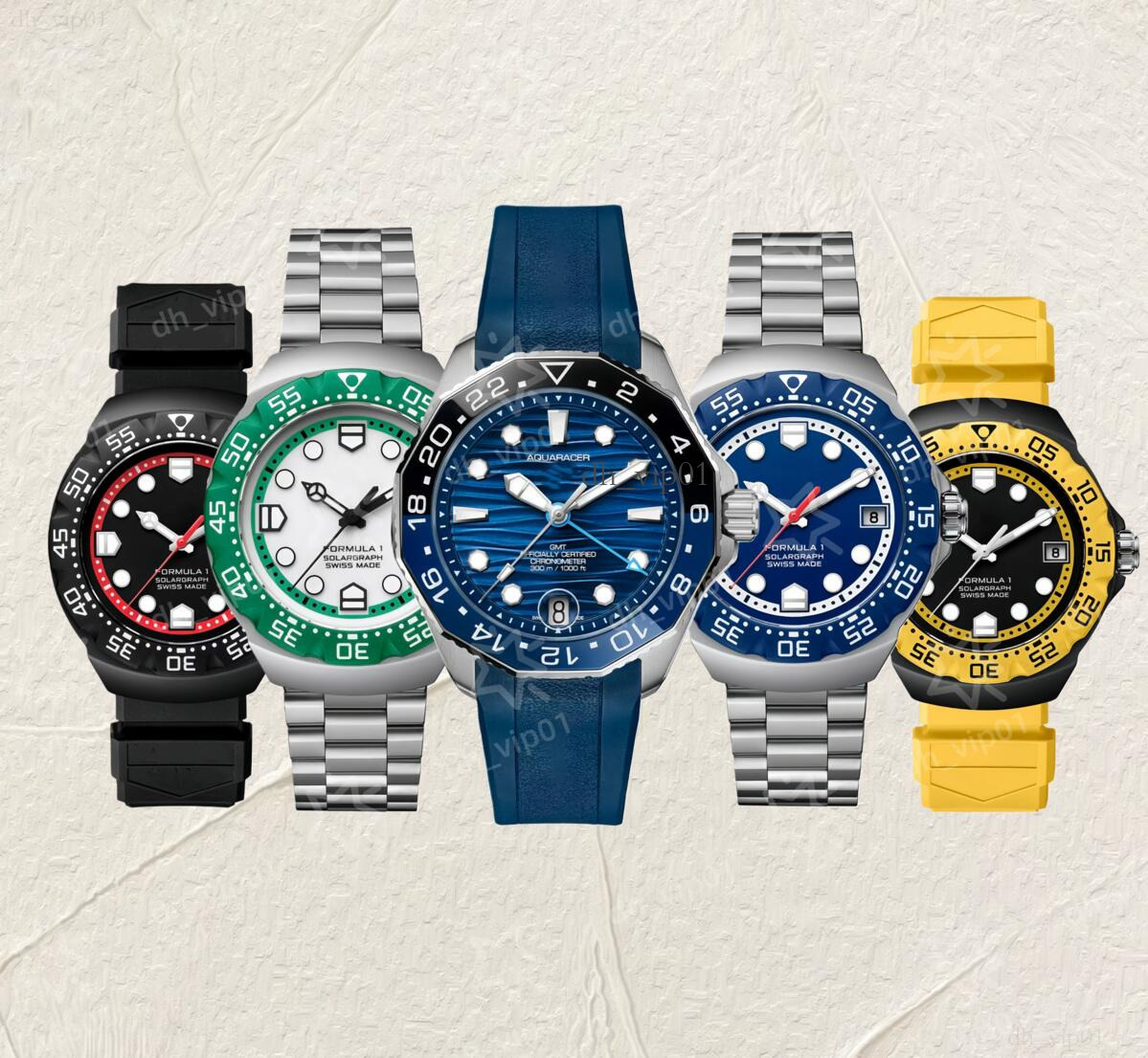 Tagly Heuererity Watch F1 Top Luxury Watch Mens Designer Super Clone Watch Chronograph Watch Man Watch Men High Quality Quartz Automatic Mechanical Watch Box a0c