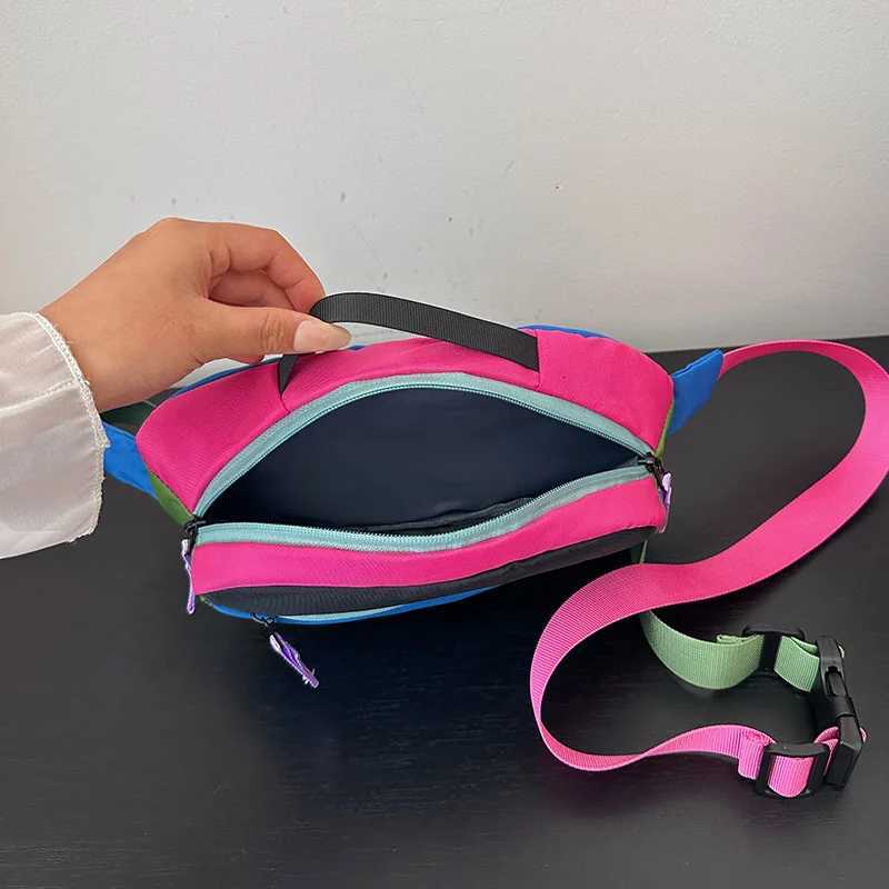 Dopamine Man Chest Bag Oxford Shoulder Messenger Bag New Fashion Chest Pack Multi-function Unisex Hip hop Waist Bag Phone pocketT251204