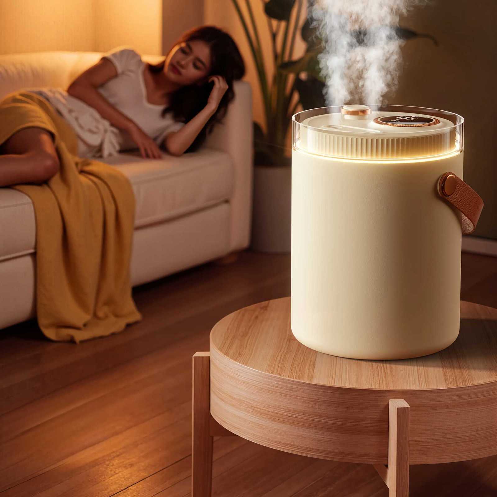 Digital Display Dual Humidifier Large Capacity Tank Eliminates Frequent Refills Smart Sn Display Dual Spray f C251204