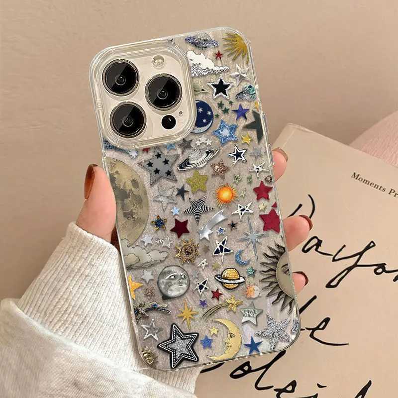 Fl Sn Cartoon Stars Phone Case For iPhone 17 Air 15 16 Pro Max Case iPhone 14 13 12 11 XS X XR 7 8 Plus Y2k Hard Back Case H251203