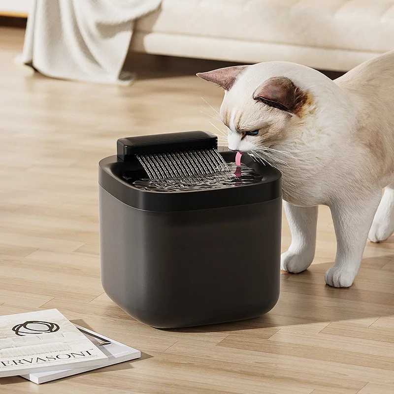3L USB Pet Water Fountain with Pump Filter Anti-Dry Burning Cat Water Dispenser Auto Recirculating Pet Water Flow Drinker M251204 - view 1