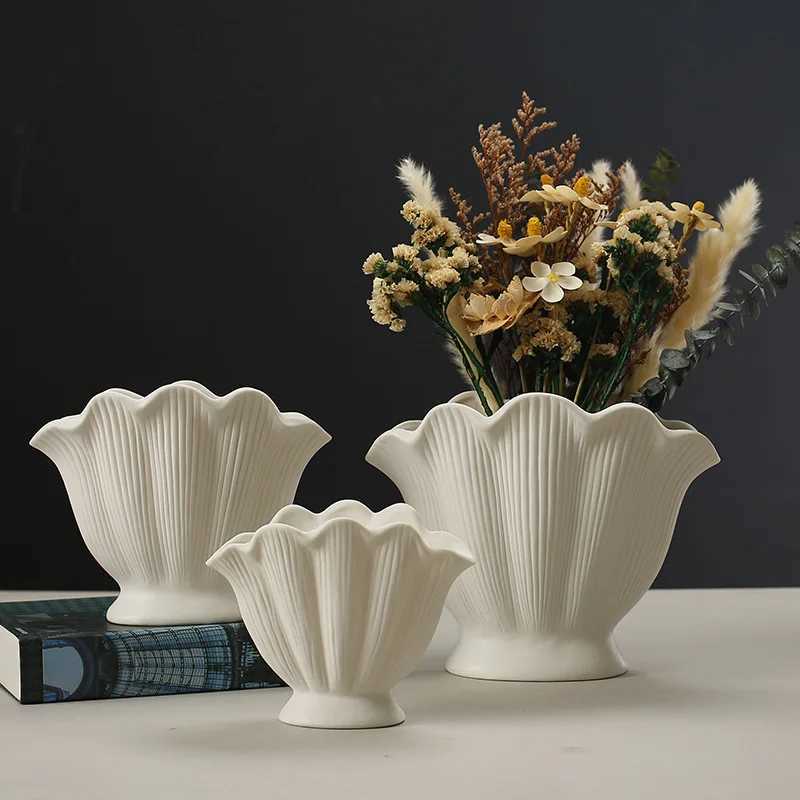 Ceramic Vase Shape Vintage Vegetarian Roast Decorative Crafts Flower Arrangement Hydroponics He Decoration H251204