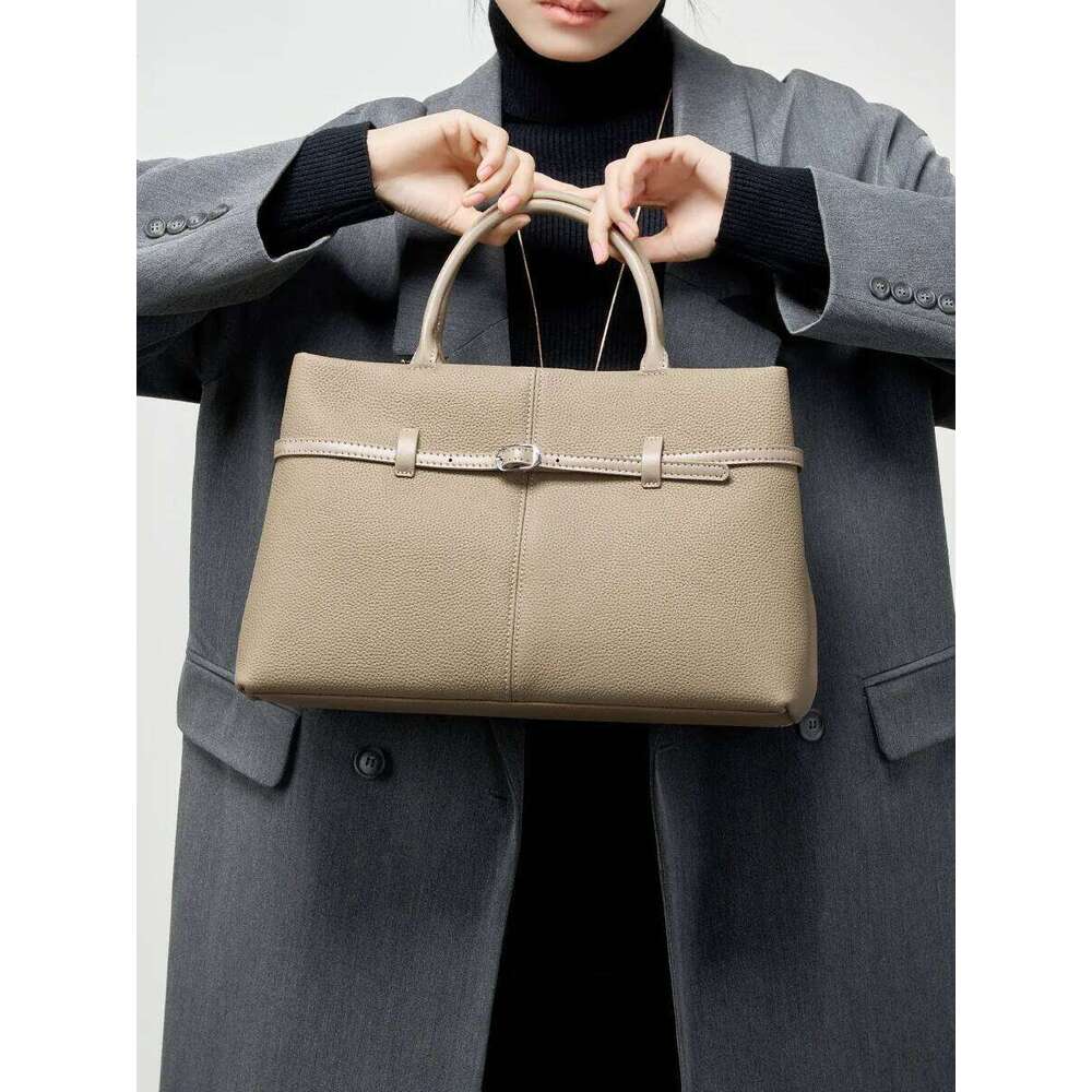 Luxury Bag Designer Top Handle Bags Genuine Woman Shoulder Handbags Ladies Crossbody Bags Luxury Minimalism Cattle Leather