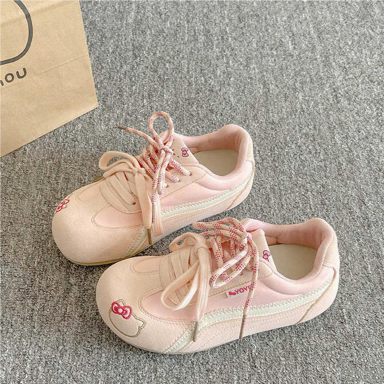 2025 Autumn New Style Soft-soled Stylish All-Purpose Student Platform Shoes for Children's Sports Shoes, Mid-Large Size Casual Shoes for Kids X25