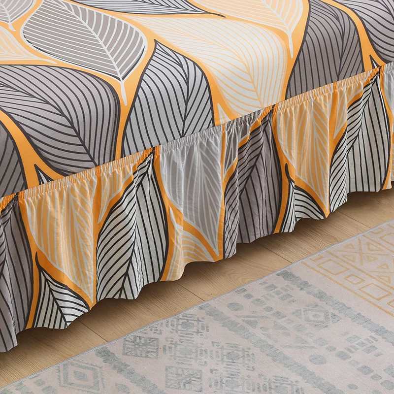 1/2/3/4 Seater Printed Sofa Skirt Cover Elastic Armchair Couch Covers for Living Room Furniture Protector M251204 - view 7