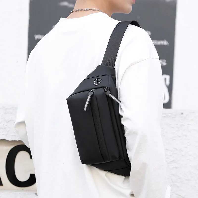 Men Waterproof Belt Bag Fashion Chest Bag Pack Male Waist Bag Outdoor Sports Fanny Pack Mens Travel Cross Shoulder Bag Bags SacT251204