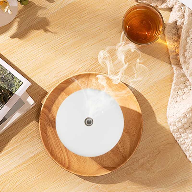 Ara Diffuser Ceramic Copper Coin Desktop trasonic Per Diffuser Air Humidifier Smart He Appliances with LED Night Light C251204