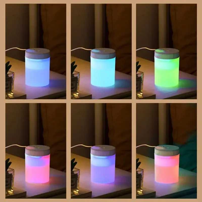 200ML Mini Humidifier USB trasonic Air Humidifier LED Lamp Essential Oil Diffuser Car Purifier Ara Anion Mist Maker Portable C251204