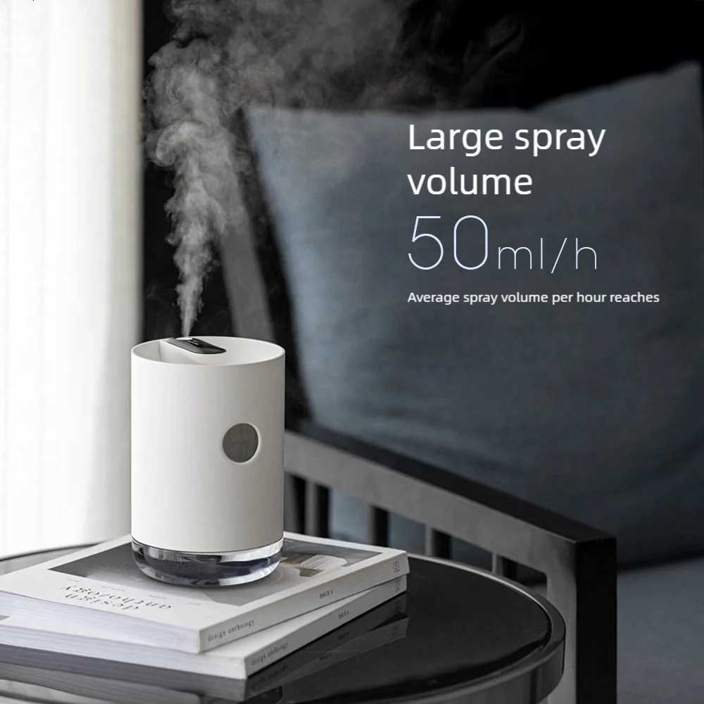 TINSOL 3000mAh He Air Humidifier Portable Mist Humidifier USB Charging Aratherapy Water Mist Diffuser Indoor Air Purifier C251204