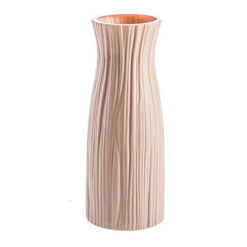 Plastic Vase He for Decoration White Imitation Ceramic Flower Pot Plants Basket Nordic Wedding Decorative Dining Table Bedro H251204