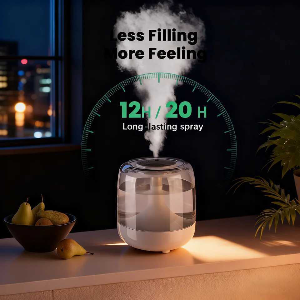 Quiet and cpact mini humidifier colorf light spray aratherapy hine High fog volume USB air humidifier C251204