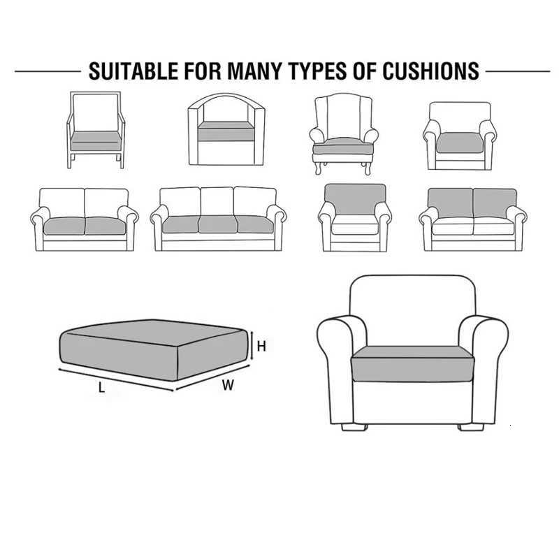 Jacquard sofa cushion cover 1/2/3/4/L PC anti pet scratching all-season universal pet anti dirt sofa cover easy to install M251204 - view 7