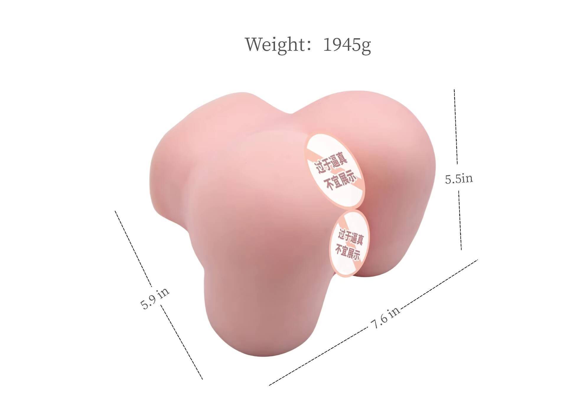 Realistic TPE Female Buttock Model Male Masturbator Molds of Sex Toys