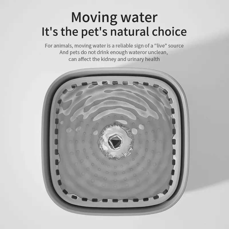 3L Smart Pet Water Fountain Automatic Induction Circulating Filtering Cat Water Drinker USB Electric Mute Cats Water Dispenser M251204