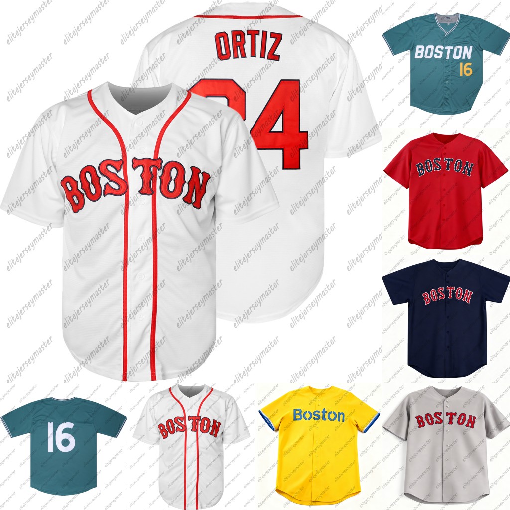 Jarren Duran Rafael Devers Masataka Yoshida Triston Casas David Ortiz Trevor Story Bello Rafaela Personalized Customized Baseball Jerseys Custom Any N
