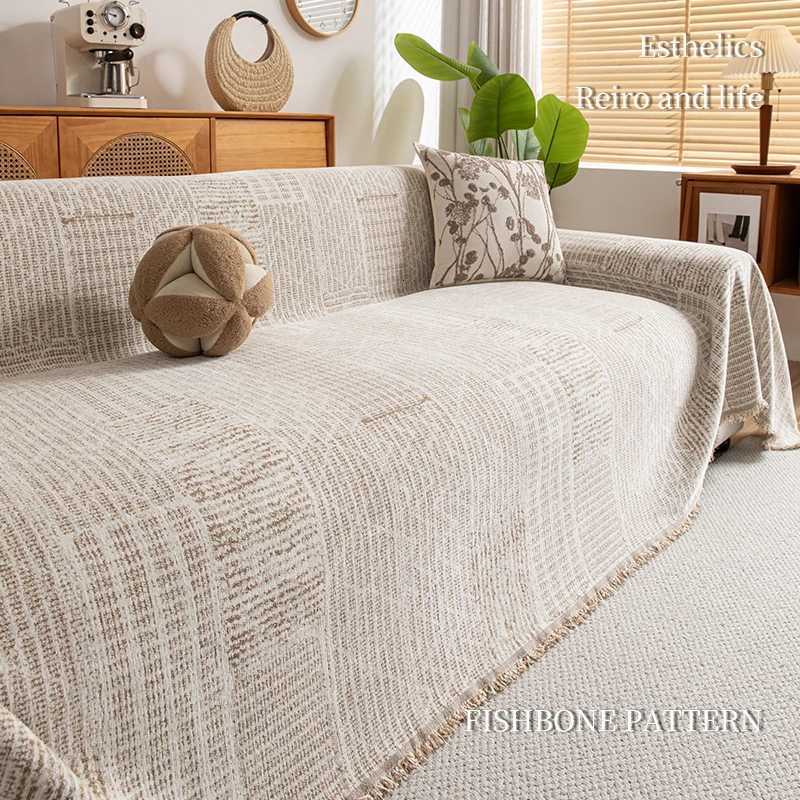 Thick Chenille Sofa Cover Waterproof Cat Resistant One Piece Design with Elegant Stitch for 2/3/4 Seater M251204 - view 7